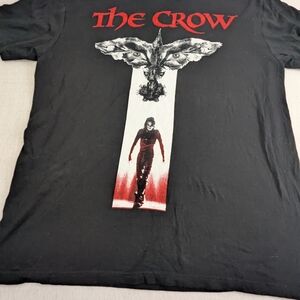 The Crow Brandon Lee Black Graphic T-Shirt Large
